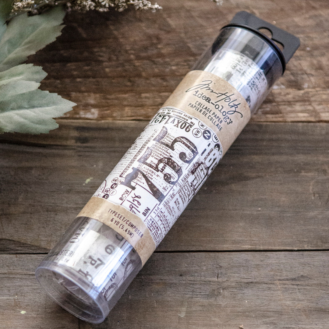Tim Holtz Idea-ology Collage Paper Typeset