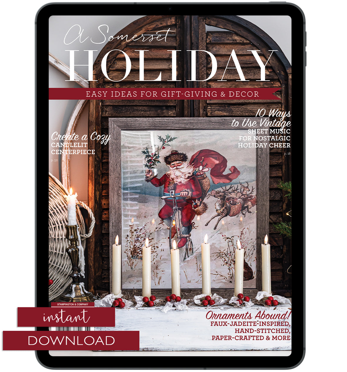 A Somerset Holiday Volume 20 Instant Download