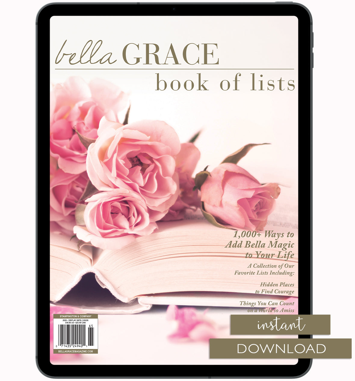Bella Grace Book of Lists Volume 4 Instant Download