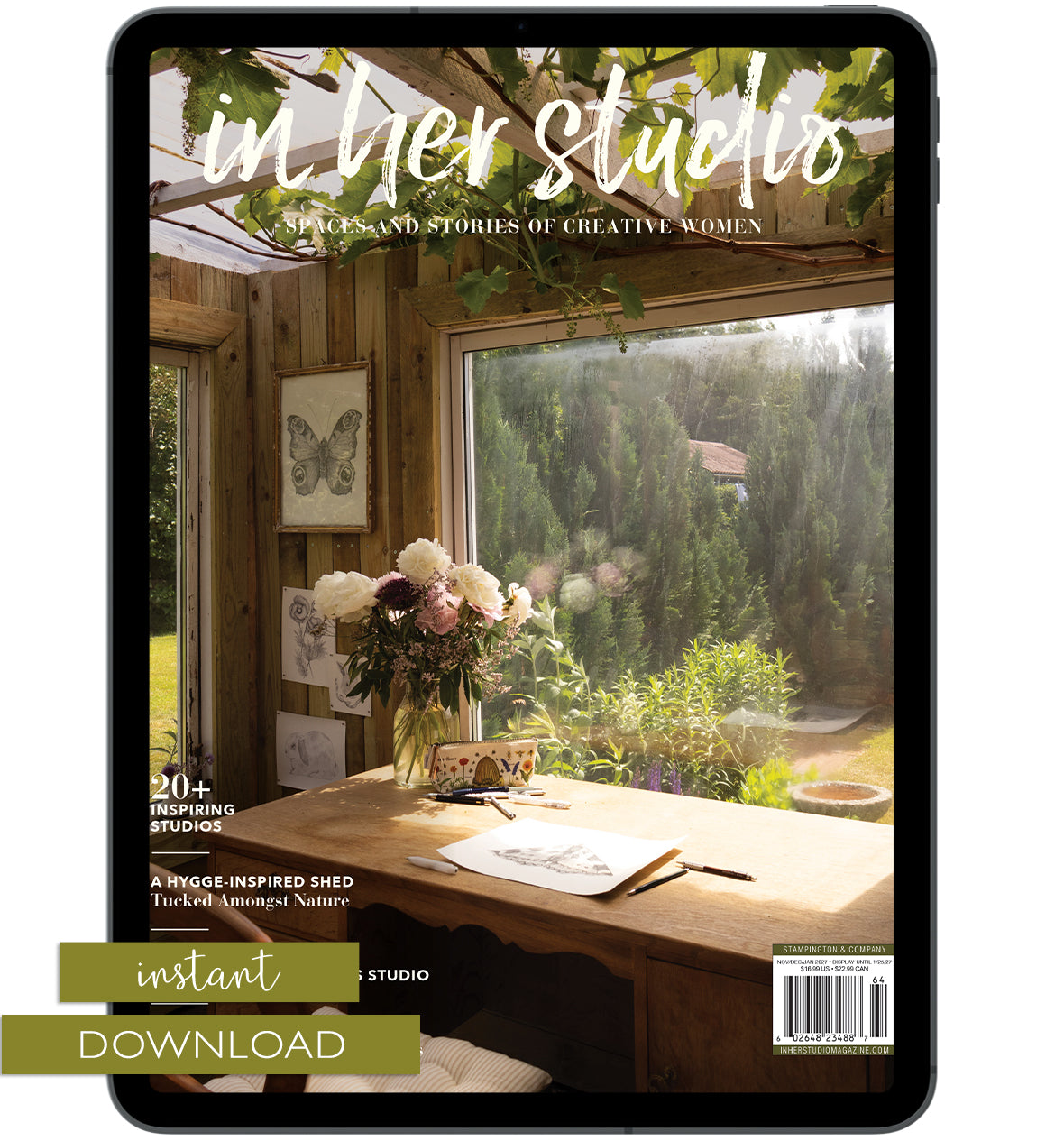 In Her Studio Winter 2027 Instant Download