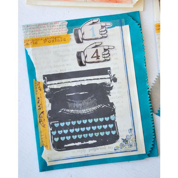 Layered Paper Bag Cards Project