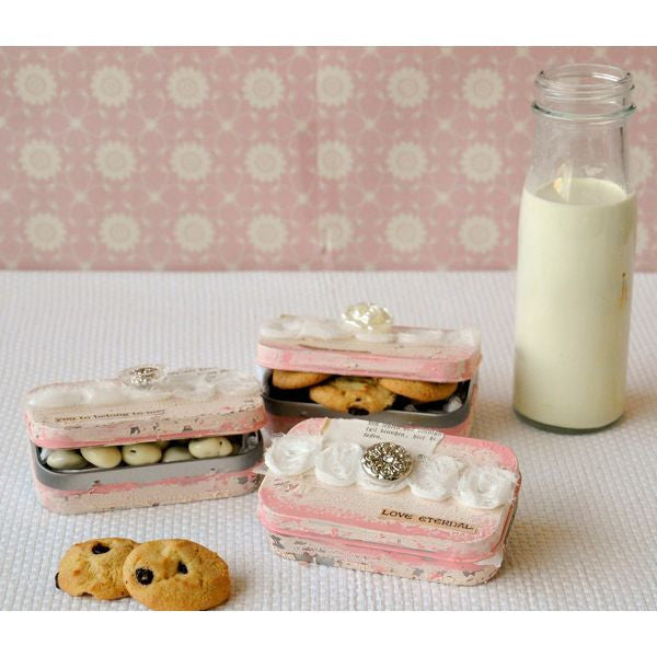 Shabby Chic Favor Tins Project