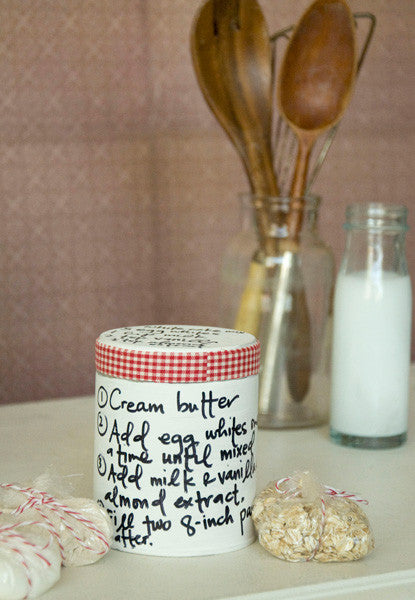 Recipe Tins Project and Christen Olivarez