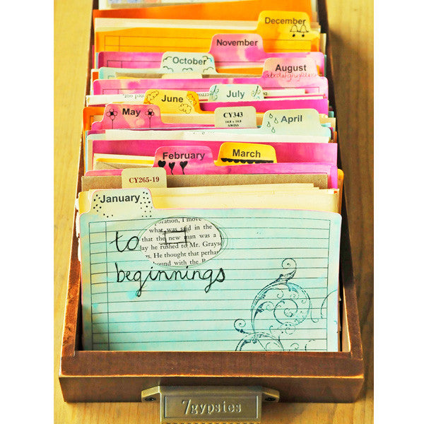 Monthly Ephemera Drawer Project