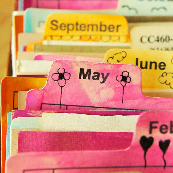 Monthly Ephemera Drawer Project