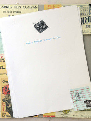 Vintage Office Stationery Project