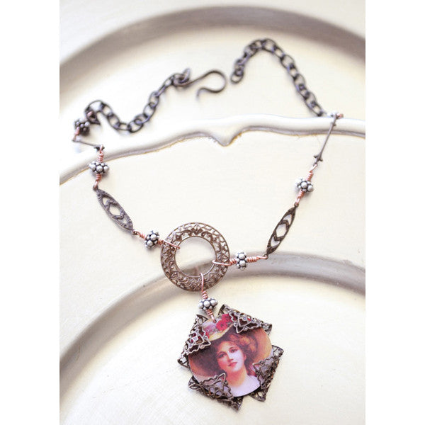 Vintaj Maiden Necklace Project by Johanna Love