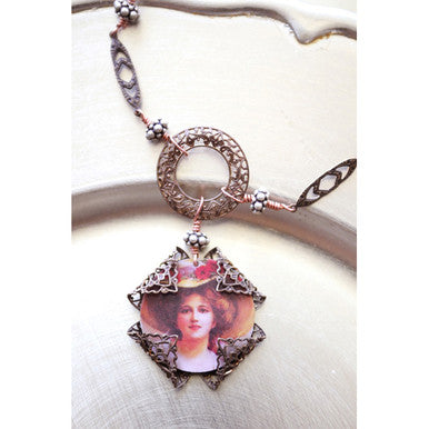 Vintaj Maiden Necklace Project by Johanna Love