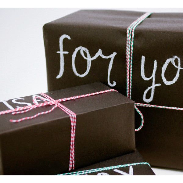 Chalkboard Gift Wrap Inspiration Project
