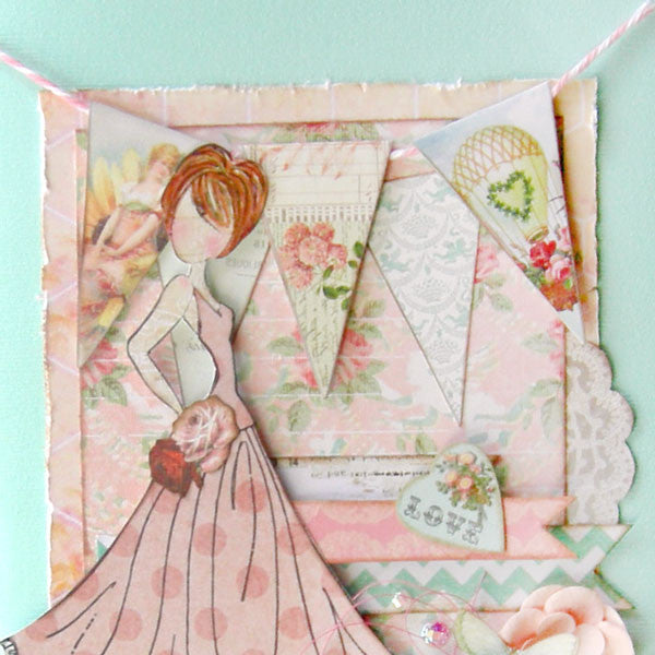 Swing Dress Stamped Card Project by Julie Nutting