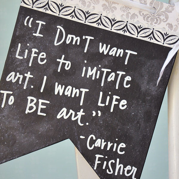 Chalkboard Quote Banner Project
