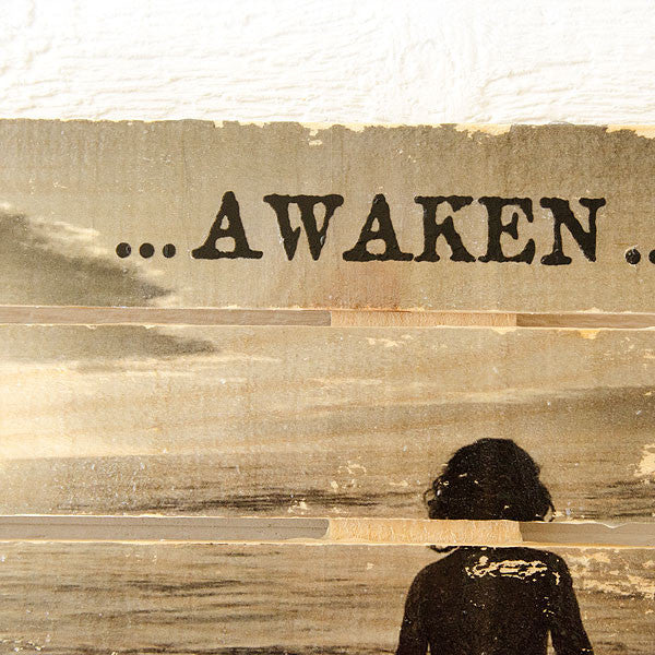 Awaken Wood Pallet Transfer Project by Johanna Love