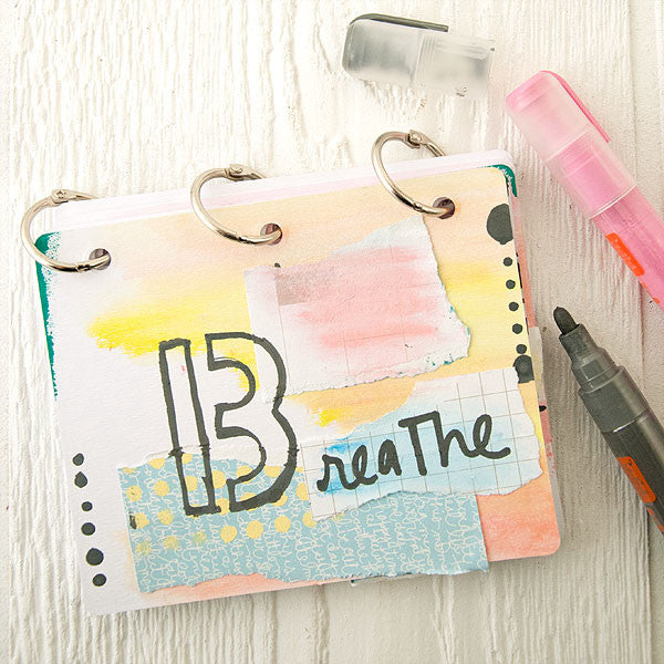 Mini Art Journal with Montana Paint Markers Project