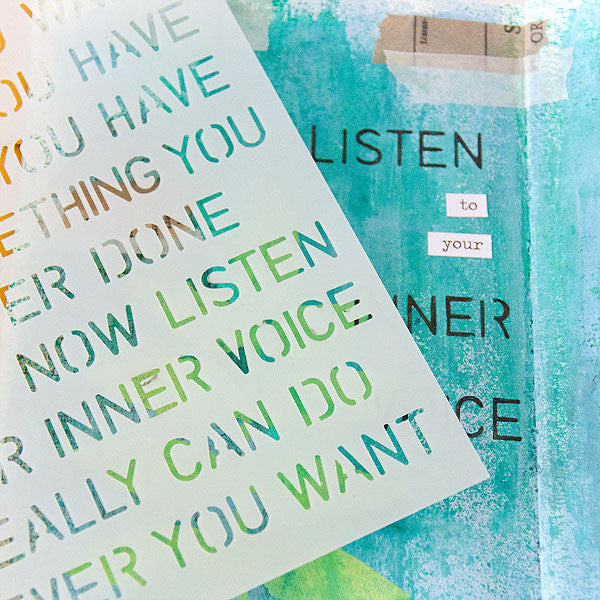 Listen to Your Inner Voice Art Journal Project