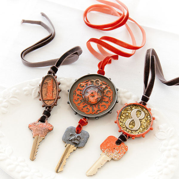 Iced Enamels Relique Lanyards by Johanna Love