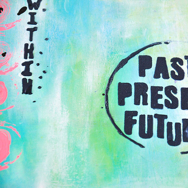 Past, Present, Future Art Journal Page Project