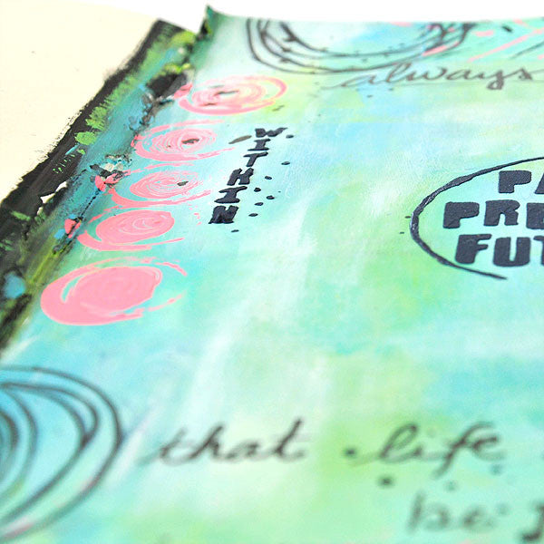 Past, Present, Future Art Journal Page Project