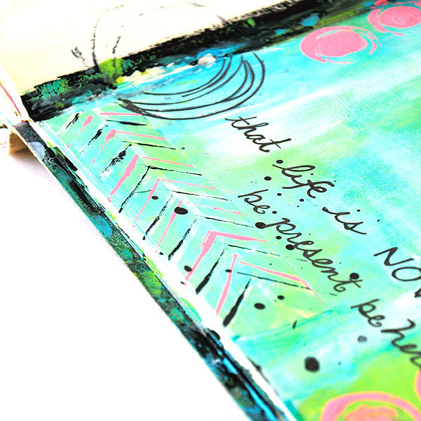 Past, Present, Future Art Journal Page Project