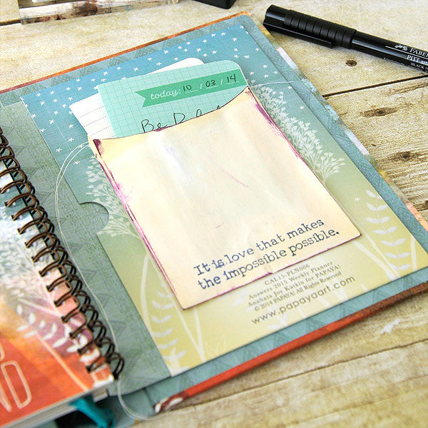 Personalize Your Weekly Planner Project