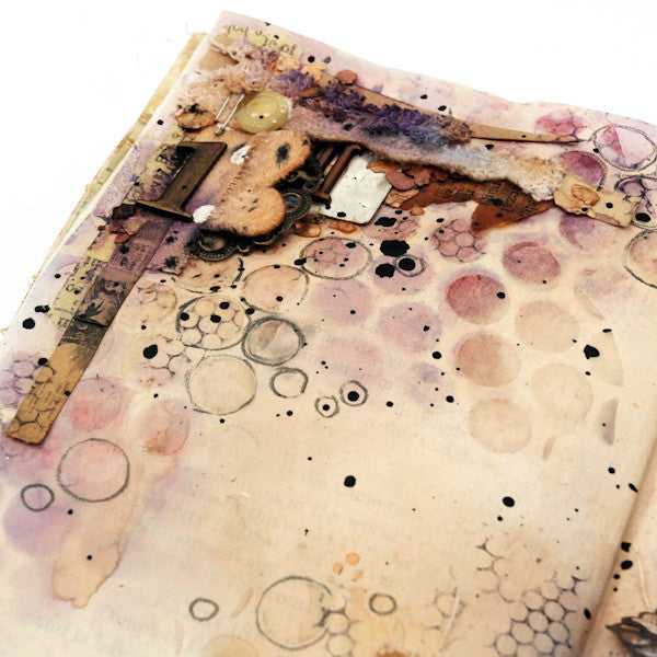 Memories Art Journal Page Project by Finnabair