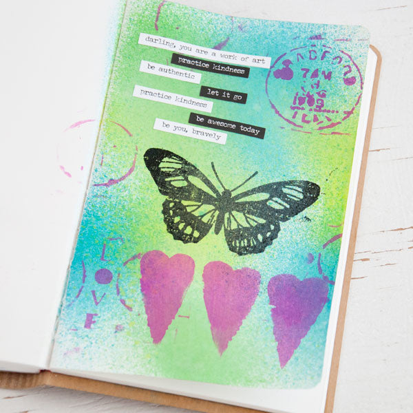 Be You, Bravely Art Journal Page Project
