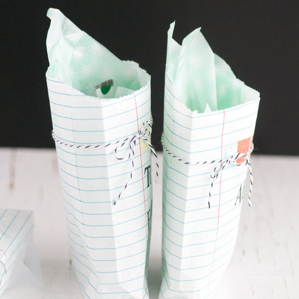 Back to School Goodie Bags + Bonus Gift Card Holder Project