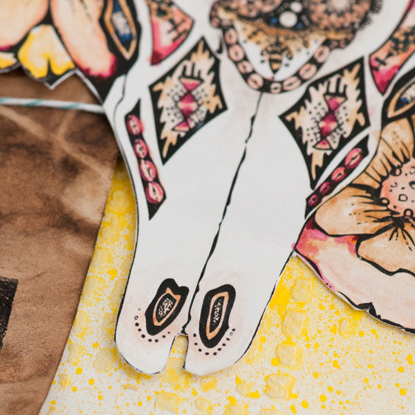 The Coloring Studio Meets Mixed-Media Project by Bekah Ellington