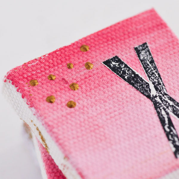 Ombré Mini Canvas Valentine Project