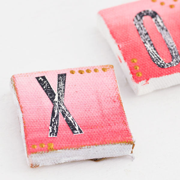 Ombré Mini Canvas Valentine Project