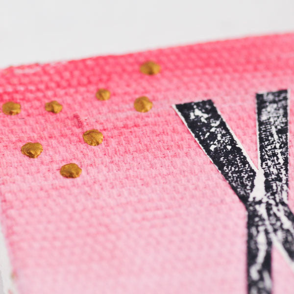 Ombré Mini Canvas Valentine Project