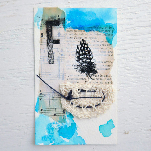 Feathers, Lace, and Watercolors Burst Project