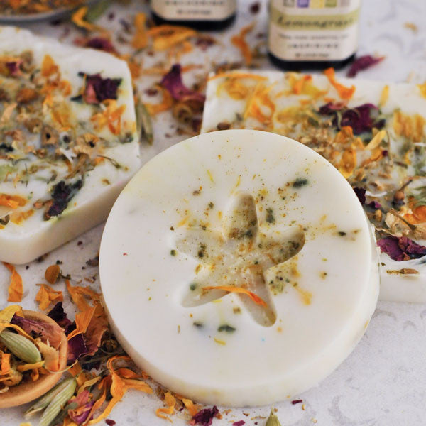 Lemongrass and Ginger Stamped Soap Project