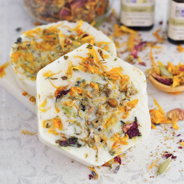 Lemongrass and Ginger Stamped Soap Project