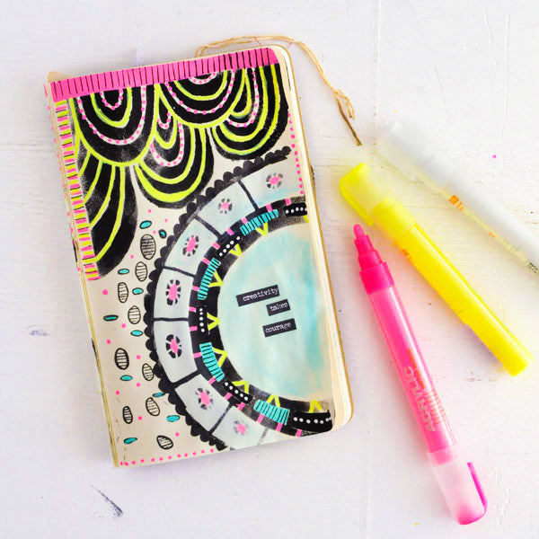 Doodle to Your Heart's Content A Monthly Art Journal Project