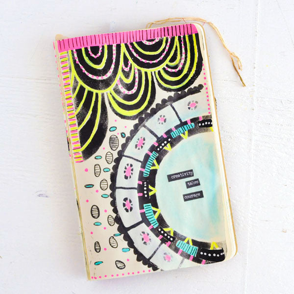 Doodle to Your Heart's Content A Monthly Art Journal Project