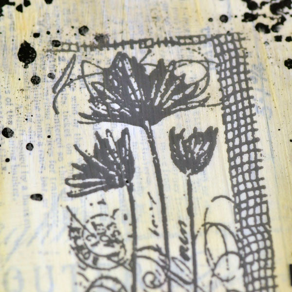 Midnight Blooms Mixed-Media Project