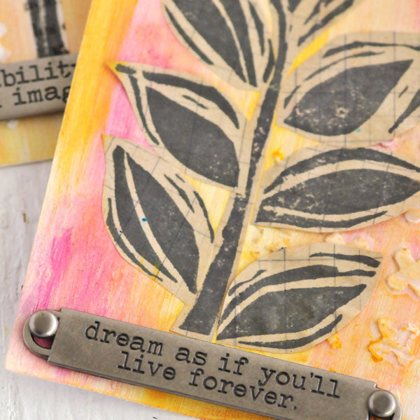 Dream as If You'll Live Forever Inspirational Tags Project