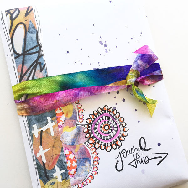 Jot it Down Quick and Colorful Handmade Journal Project by Rae Missigman