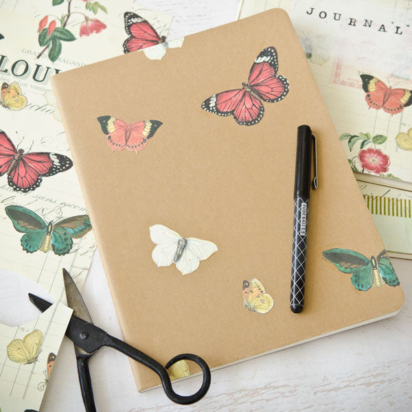 Decoupage Papers Three Ways: A Trio of Journals for Mom