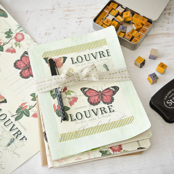 Decoupage Papers Three Ways: A Trio of Journals for Mom