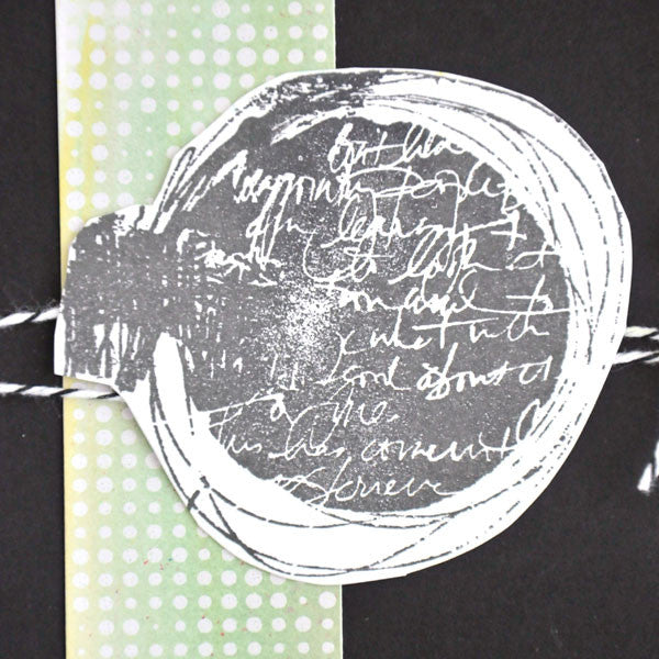 Color Burst Meets Tim Holtz Resist Paper Card Project