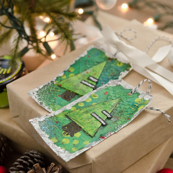 O Christmas Tree! Mixed-Media Tags