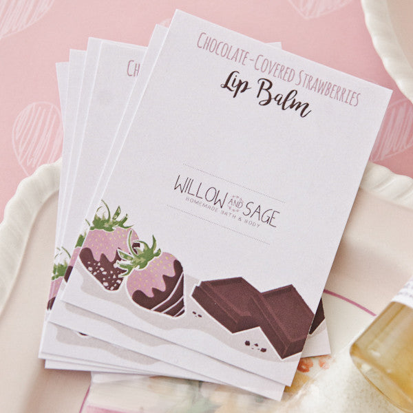 Chocolate-Covered Strawberries Lip Balm Project