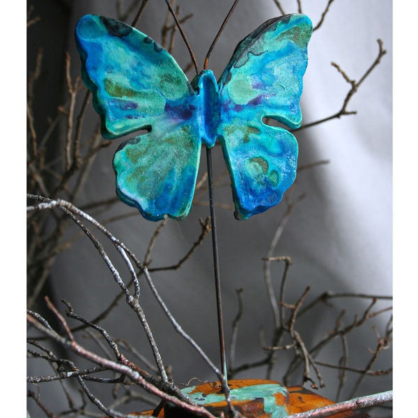 In Flight Morpho by Sandra Evertson
