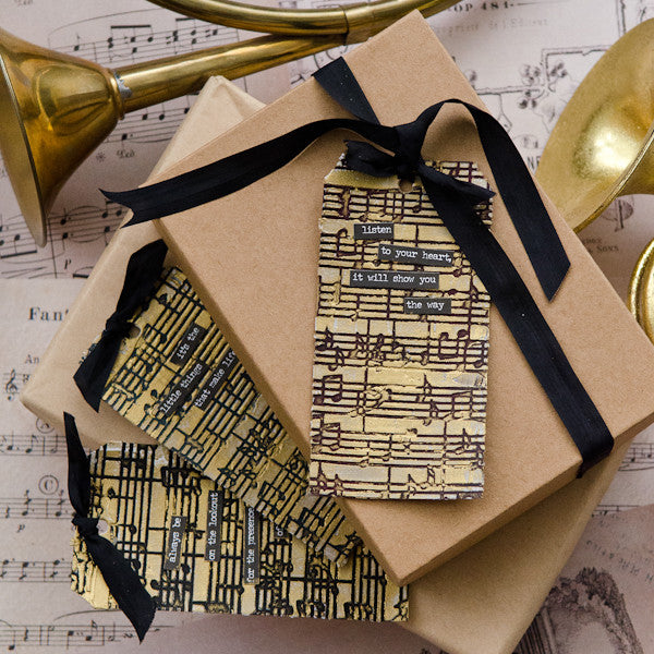 Gilded Sentiments Tag Project