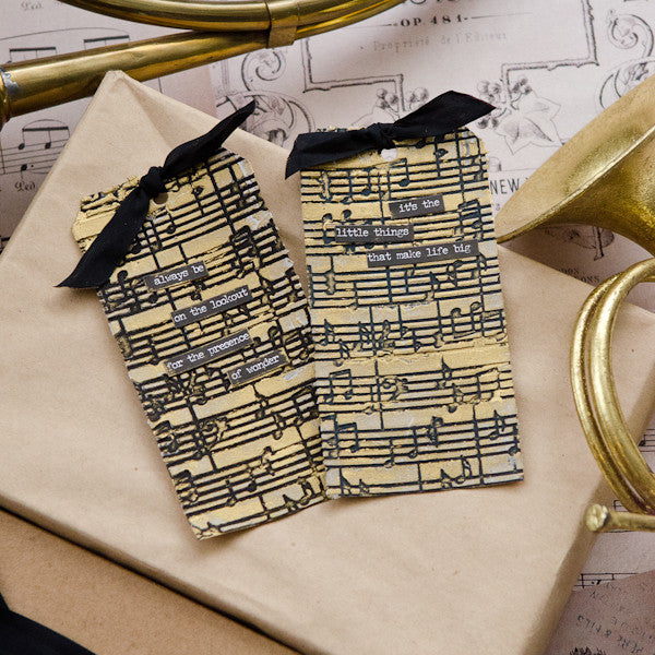 Gilded Sentiments Tag Project