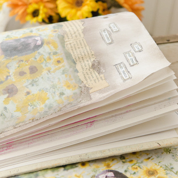 Sunflowers Art Journal Page