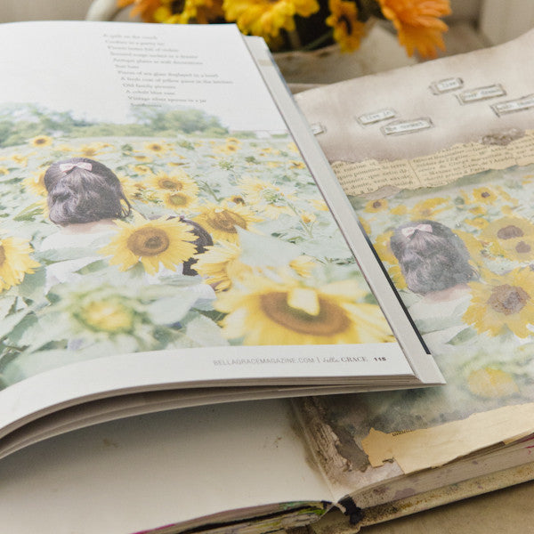 Sunflowers Art Journal Page