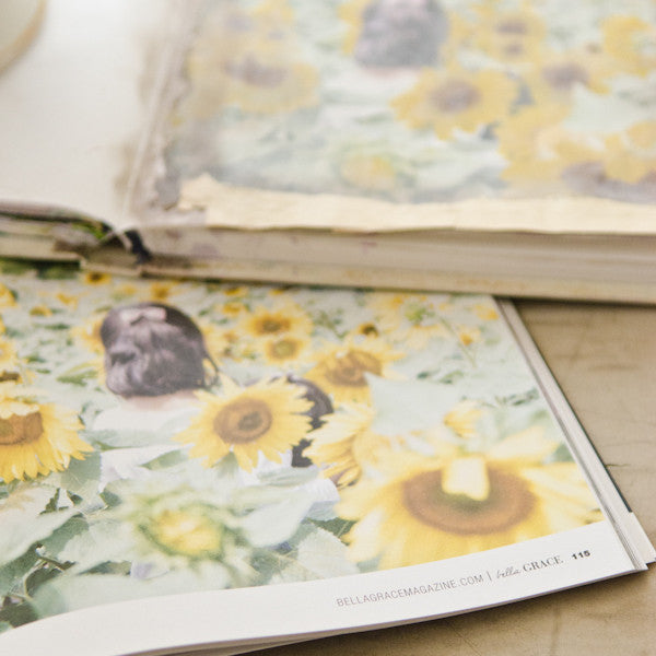 Sunflowers Art Journal Page