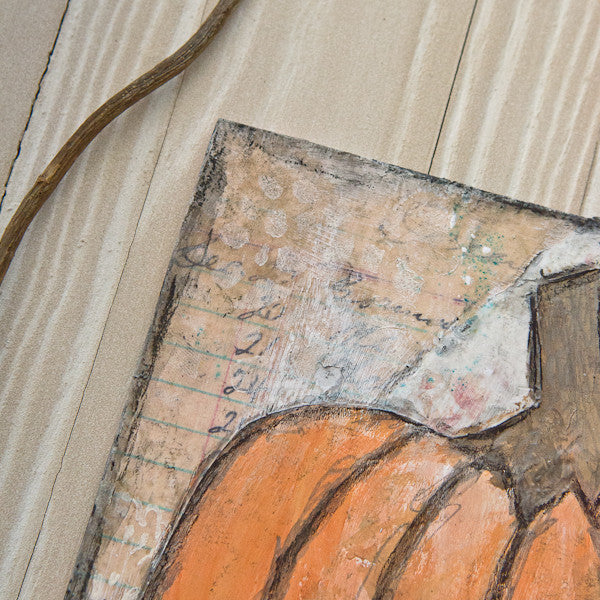 Scribbly Pumpkins Canvas